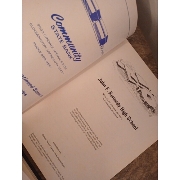 Vintage Retro 60s 70s Yearbooks - Bloomington MN Football High School College - Picture 11 of 16